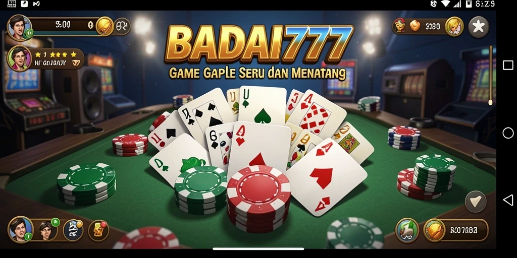 Tampilan gameplay BADAI777 yang seru dan interaktif.
