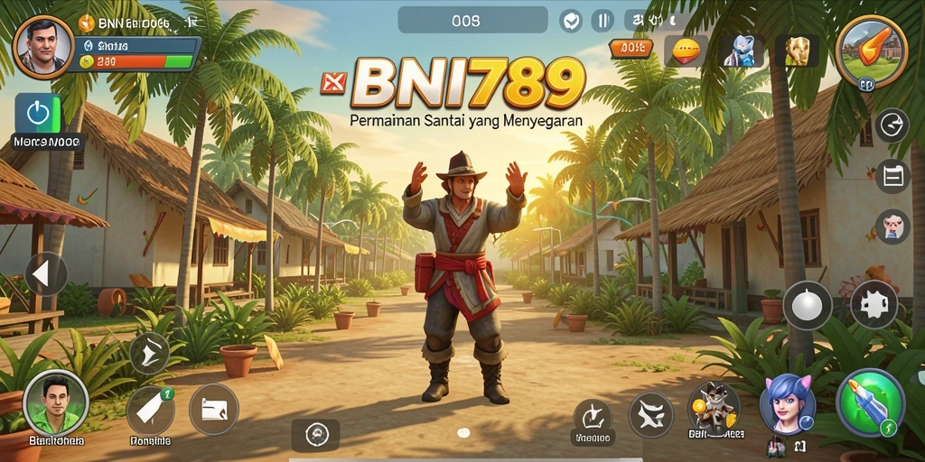 Screenshot dari gameplay BNI789 yang penuh warna dan menarik.