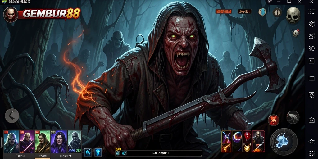 Gameplay menakutkan dengan atmosfer Horror yang mencekam.