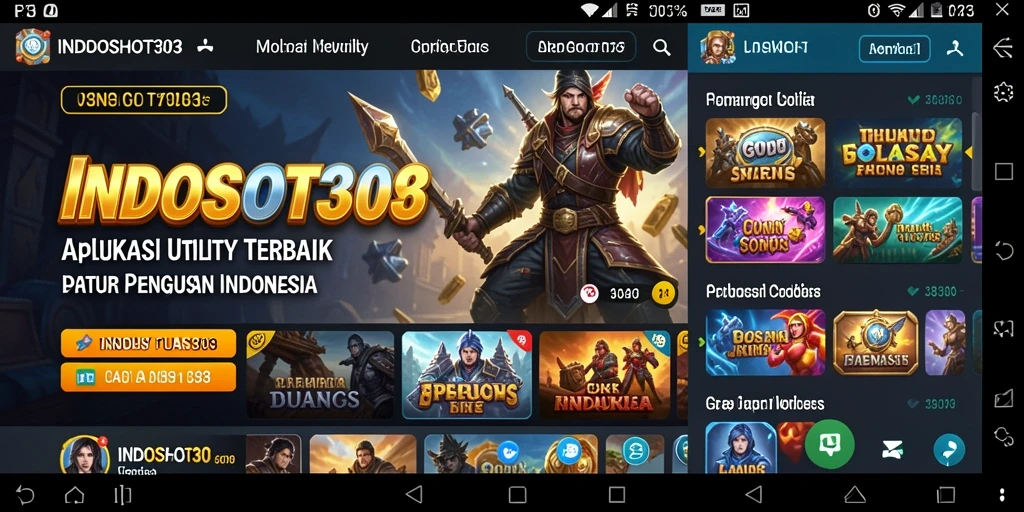 Tampilan antarmuka utama INDOSLOT303 yang menarik dan mudah digunakan.