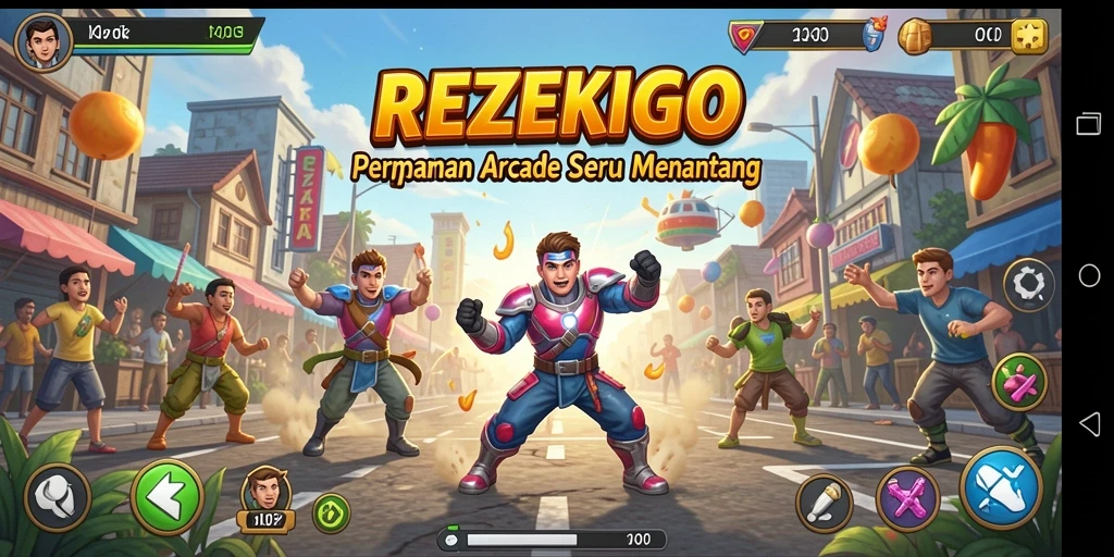 Gameplay seru REZEKIGO dengan tantangan yang menarik.