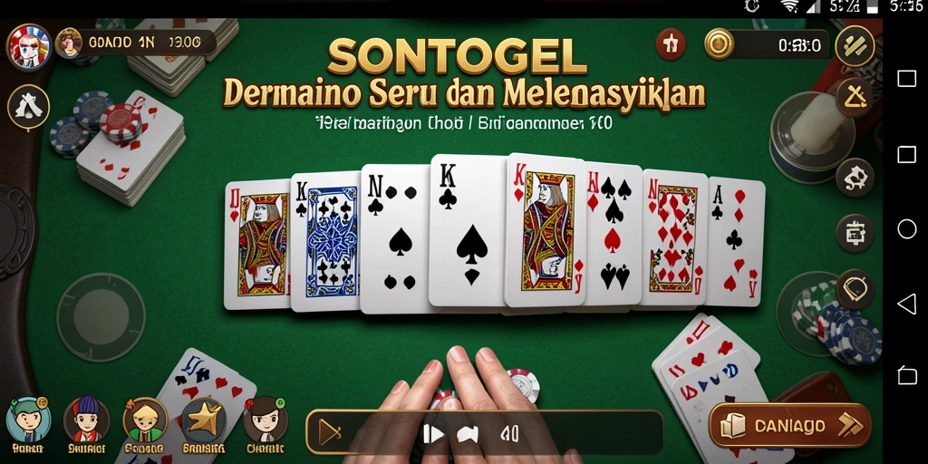 Tampilan gameplay SONTOGEL yang seru dan menarik.