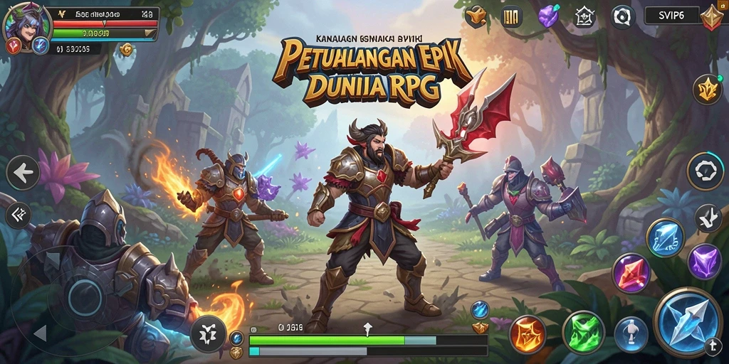 Tampilan gameplay menarik di SVIP6 dengan aksi pertarungan yang seru.