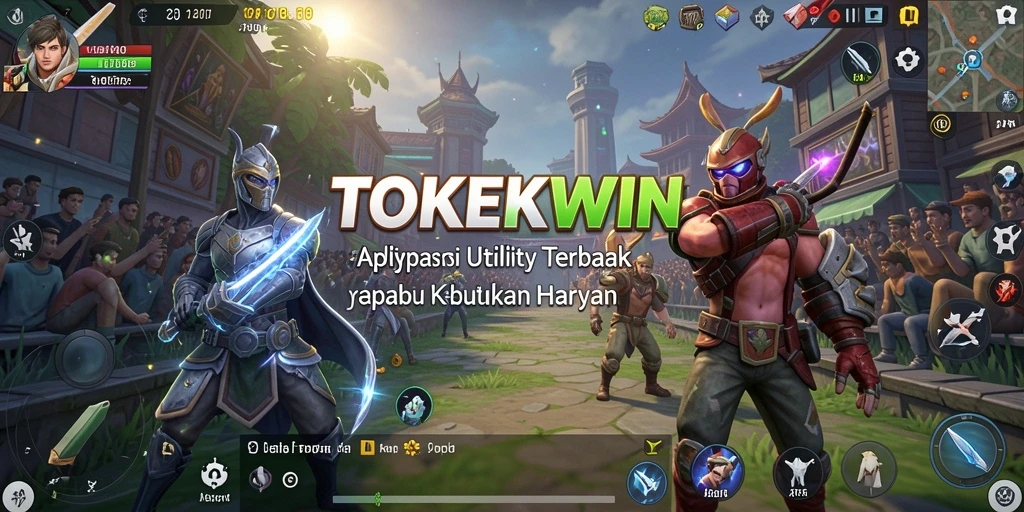 Tampilan antarmuka TOKEKWIN yang sederhana dan fungsional.